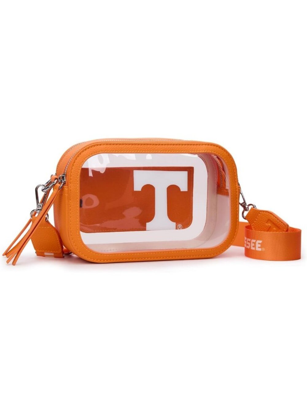 Clear Stadium Bag for Concerts & Sports Events - Approved Crossbody Tote